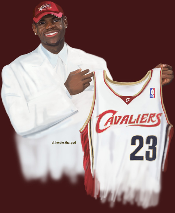 illustration of Lebron James